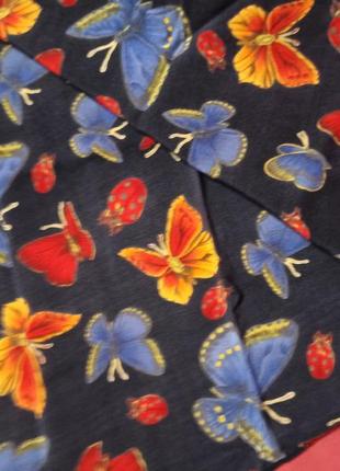 Шовкова шаль, шарф з метеликами 3d принт розпродаж