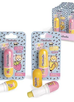 Бальзам для губ martinelia ямми spf 15 с ароматом банана (68025а)