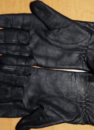Перчатки женские кожаные romania 10 размер