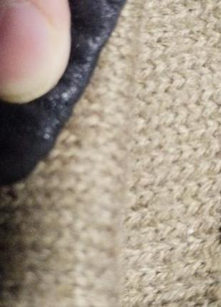 Перчатки женские кожаные romania 10 размер