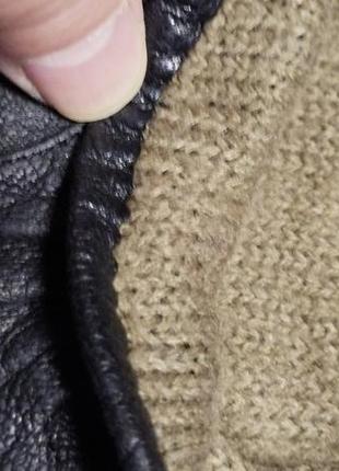 Перчатки женские кожаные romania 10 размер