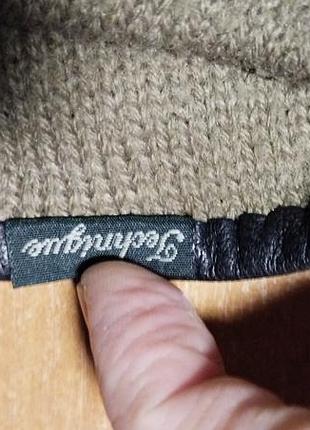 Перчатки женские кожаные romania 10 размер