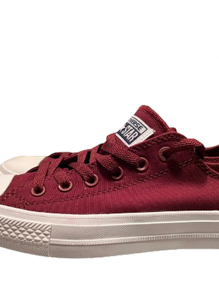 Кеды converse lunarlon all stars короткие низкие унисекс вишневые бордовые white dark...
