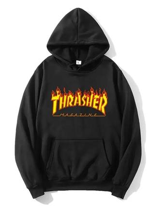 Худи thrasher y2k opium sk8 тренд