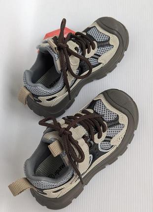 Кроссовки детские бежевые,серые, коричневые, демисезонные кроссы apawwa,размер 28,29,30,31,328 фото