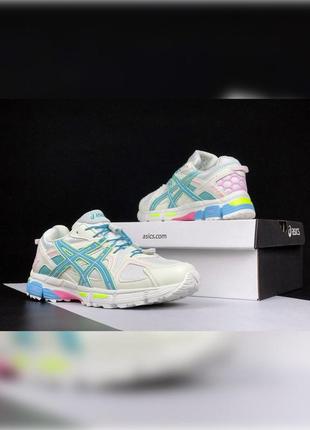 Женские демисезонные кроссовки asics gel kahana 8 белые