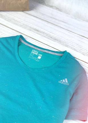 Спортивная футболка adidas prime tee изумрудного цвета4 фото