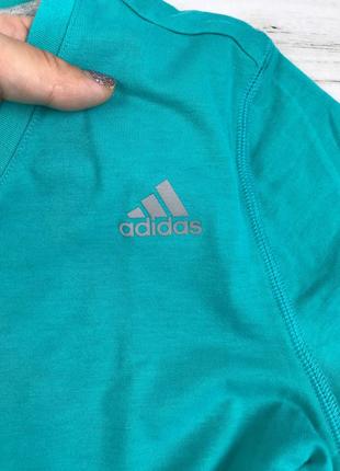 Спортивная футболка adidas prime tee изумрудного цвета7 фото