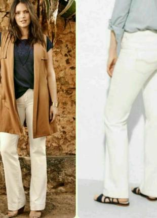 Джинсы белые - будьте в тренде , р.12, об 108, mango виолетта