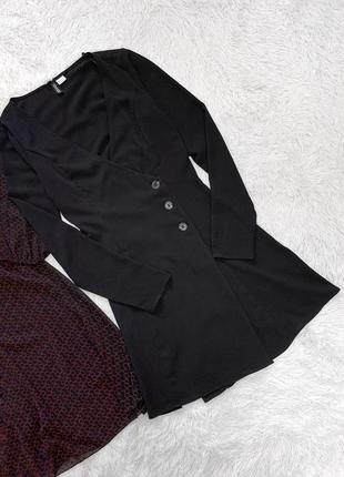 Коротке чорне плаття від h&m