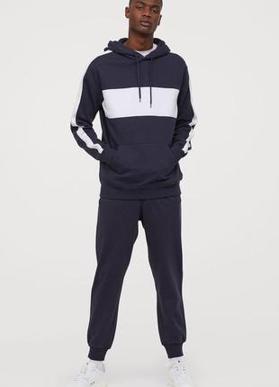 S h&m фірмові нові чоловічі спортивні штани джоггеры з лампасами1 фото
