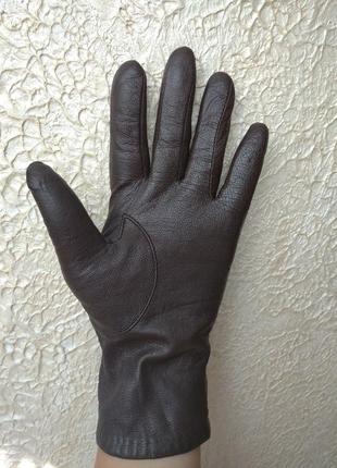 Мягкие кожаные перчатки шкіряні рукавиці romania англия2 фото