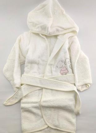 Подарунковий набір банний халат для купання подарунок для новонароджених на новонародженого2 фото