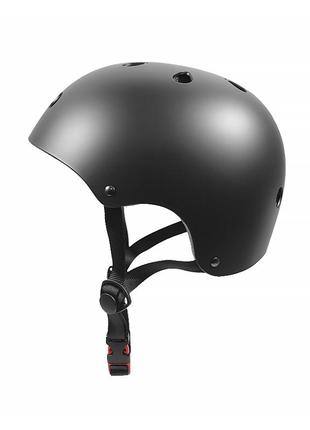 Защитный шлем helmet t-005 black s для катания на роликовых коньках скейтборде "kg"1 фото