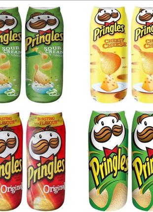 Носки 3d объёмное изображение чипсы pringles