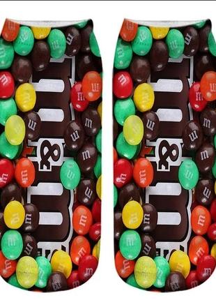 Лазерные бесшовные носки 3d m&m