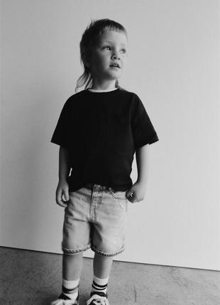 Джинсовые шорты стильные на мальчика zara 110,1165 фото