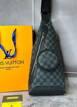 Сумка louis vuitton duo damier graphite  s005