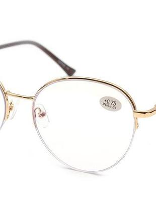 Окуляри verse 23101-c2 blue blocker в металевій оправі +0,75