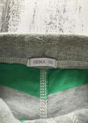 Крутые штаны спортивные брюки в полоску hema 0-3мес2 фото