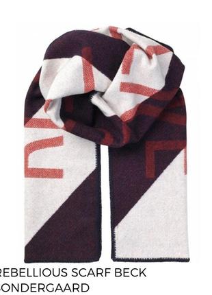 Шарф большой унисекс премиум класса becksondergaard