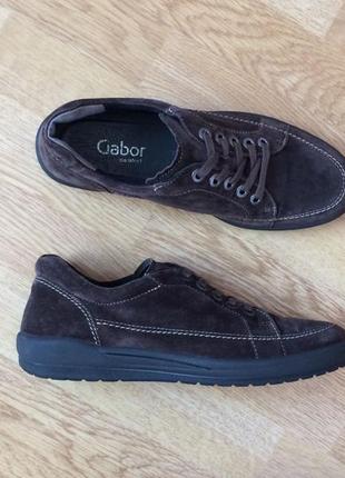 Замшевые кроссовки gabor 39,5 размера в отличном состоянии3 фото