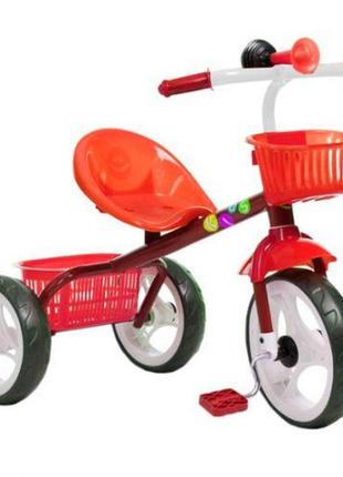 Велосипед трехколесный "profi kids" (красный) от lamatoys