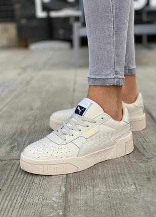 Кросівки puma cali remix beige6 фото