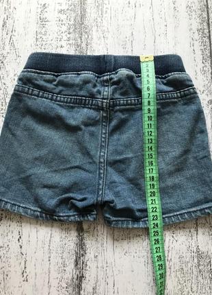Крутые джинсовые шорты h&m 2-3года4 фото