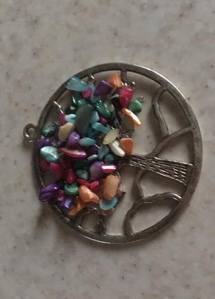 Подвеска из перламутра "дерево жизни"