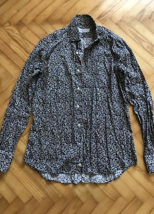 Etro-дизайнерская хлопковая рубашка в принт пейсли!