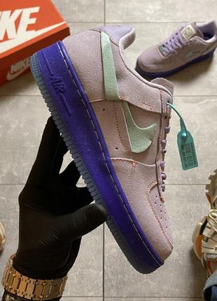 Nike air force purple, жіночі кросівки найк2 фото