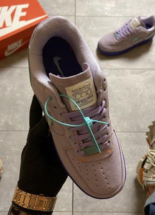 Nike air force purple, жіночі кросівки найк3 фото