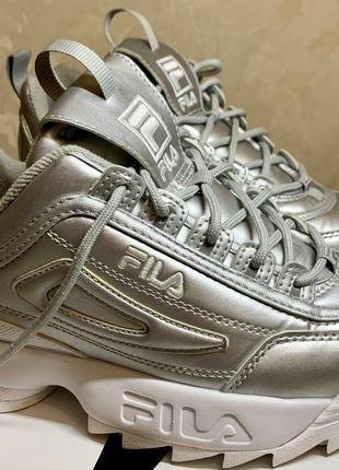 Женские кроссовки fila disruptor ii premium metallic