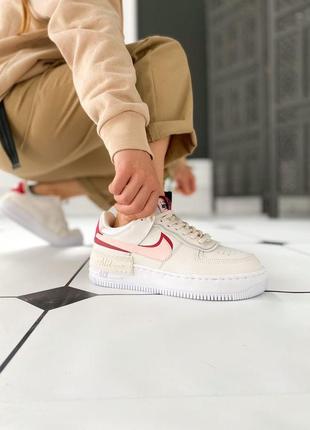 Женские кроссовки nike air force 1 shadow phantom echo pink