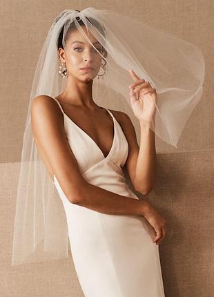 Весільна фата, два слоя (вуаль).