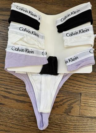 Набор стрингов calvin klein4 фото