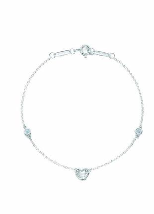 Серебряный браслет diamonds by the yard tiffany & co