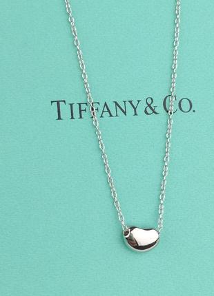 Серебряный кулон bean design pendant tiffany & co2 фото