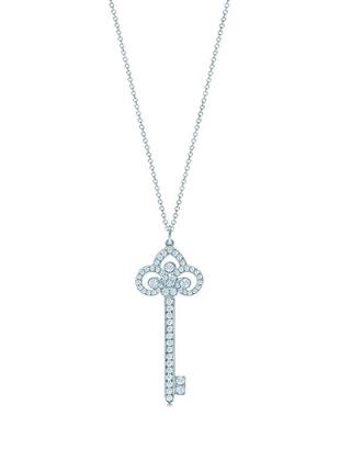 Срібна підвіска fleur de lis key tiffany & co