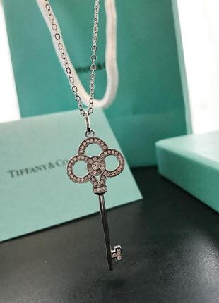 Серебряный кулон key pendant tiffany & co