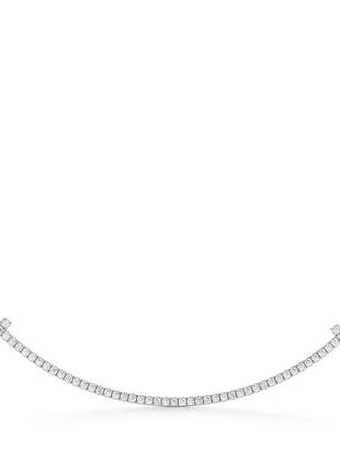 Срібний кулон smile extra large pendant tiffany & co1 фото