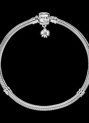 Серебряный браслет для шармов пандора "маргаритка" 598776c014 фото