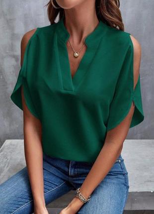 Блуза с открытыми плечами ♥️ 12 цветов1 фото