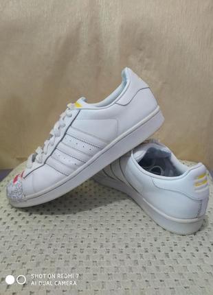 Кожаные кроссовки adidas super star