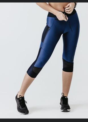 Kalenji run dry+ feel cropped running pants women's
в идеале.без бирок.9 фото