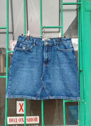 Стильная джинсовая юбка.1 фото