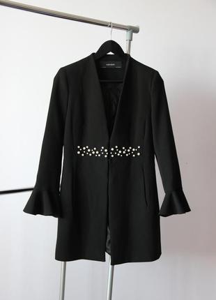 Стильное пальто / удлиненный пиджак zara3 фото