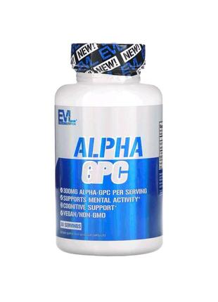 Evlution nutrition alpha gpc 150 мг — 60 капсул/альфа гфх, холін2 фото