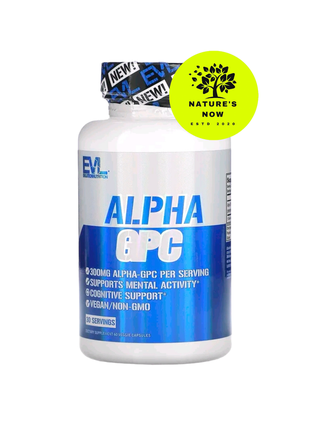 Evlution nutrition alpha gpc 150 мг — 60 капсул/альфа гфх, холін